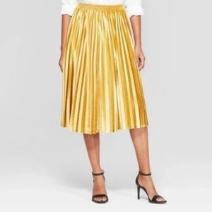 A New Day Gold A-Line Skirt